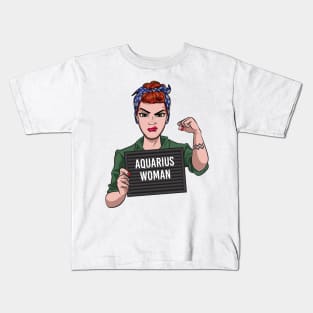 Aquarius Woman Kids T-Shirt